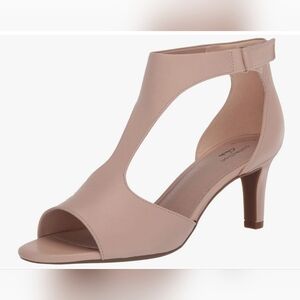Clarks Blush Heeled Sandals